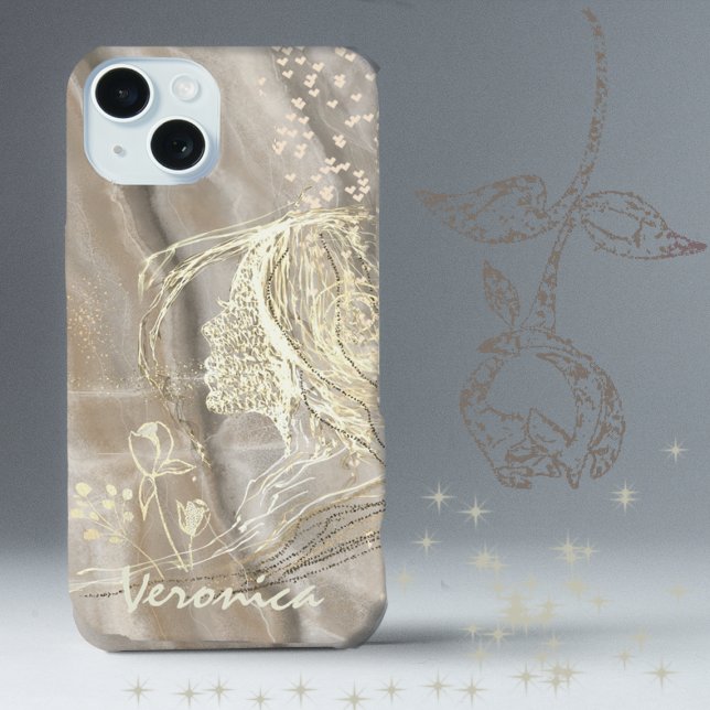 Elegant Beige iPhone 15 Case (Creator Uploaded)