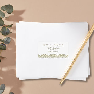 Elegant beige LACE Label