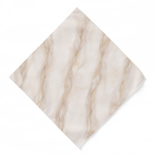 Elegant Beige Marble Luxury Neutral Pocket Square Bandana