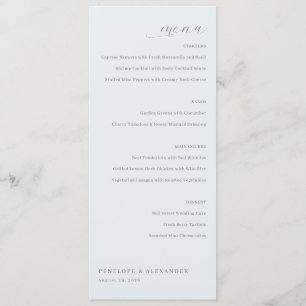 Elegant Beige Menu Template