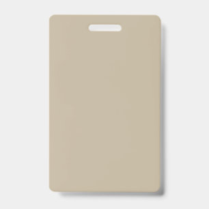 Elegant Beige Professional Event Badge