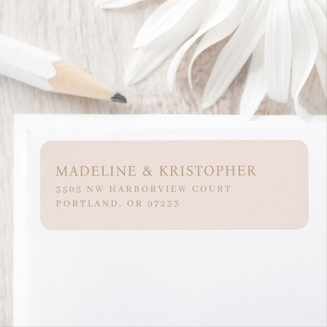 Elegant Beige Typographic Label (Insitu)