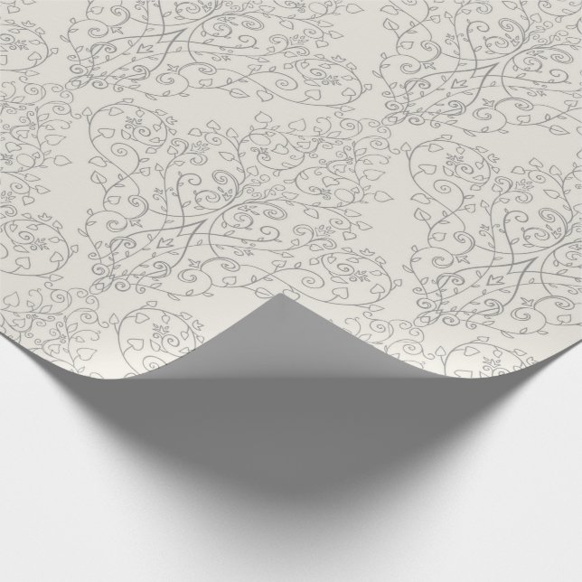Elegant Beige Wrapping Paper (Corner)