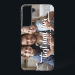 Elegant Best Dad Ever Script Photo Samsung Galaxy S22  Case<br><div class="desc">Elegant Best Dad Ever Script Photo Samsung Galaxy S22  Case.</div>