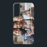 Elegant Best Dad Ever Script Photo Samsung Galaxy S22  Case<br><div class="desc">Elegant Best Dad Ever Script Photo Samsung Galaxy S22  Case.</div>