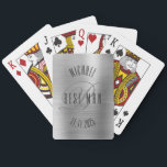 Elegant Best Man Monogram Wedding Playing Cards<br><div class="desc">Make your own custom playing cards. Personalize this design with your own text. You can further customize this design by selecting the "customize further" link if desired.</div>