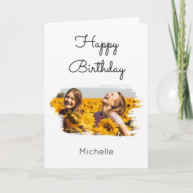 Elegant BFF Best Friends Forever Birthday Card (Front)