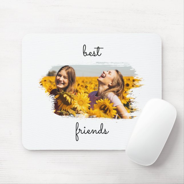 Elegant BFF Best Friends Forever Mouse Pad (With Mouse)