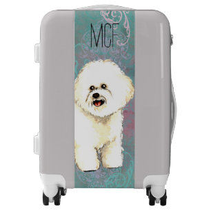 Elegant Bichon Frise Luggage