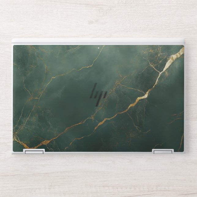 Elegant bile marble laptop skin. HP laptop skin (Front)