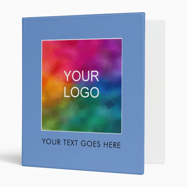 Elegant Binders Template Add Business Logo (Front/Inside)