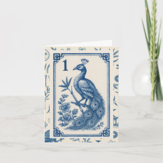 Elegant Birdy Bam Mah Jongg Note Cards