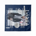 Elegant Birthday Backdrop Custom Magazine Cover