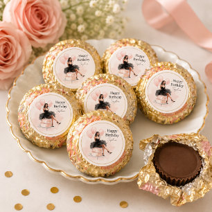 Elegant Birthday Chocolate Candy Favors