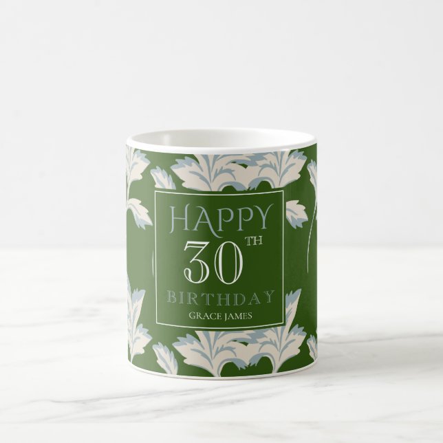 Elegant Birthday Coffee Mug (Center)