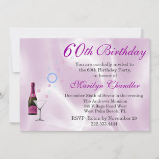 Elegant Birthday Party Invitation