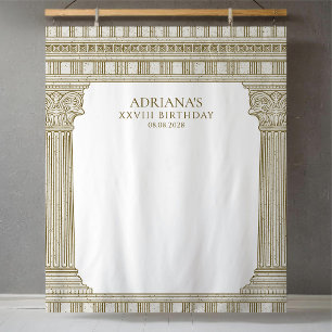 Elegant Birthday Party Photo Backdrop