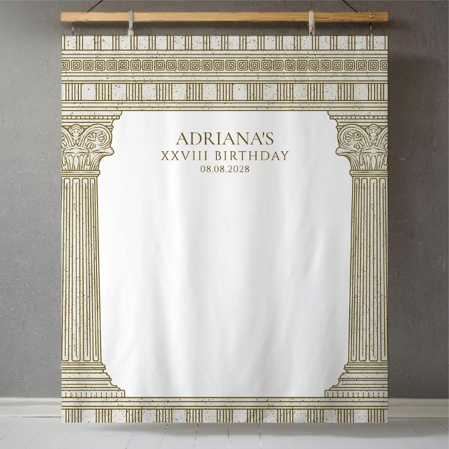 Elegant Birthday Party Photo Backdrop (Creator Uploaded)