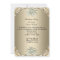 Elegant Birthday Pearl Sepia Coffee Gold