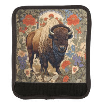 Elegant Bison William Morris Inspired