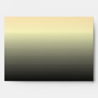 5x7 Black outside and Gold Inside Envelope, Zazzle