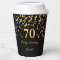 Elegant Black And Gold 70th Birthday Party 