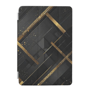 Elegant Black and Gold Abstract Background iPad Mini Cover