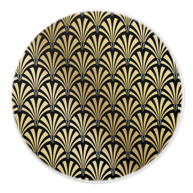 Elegant Black and Gold Art Deco Drawer Knobs - SRF | Zazzle Elegant Black and Gold Art Deco Drawer Knobs - SRF | Zazzle