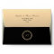 Elegant Black and Gold Floral Wedding
