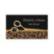 Elegant Black and Gold Leopard Hair Salon
