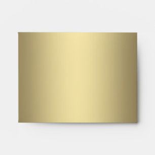 Elegant Black and Gold Linen RSVP Envelopes