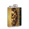 Elegant Black and Gold Monogram Leopard