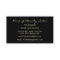 Elegant Black and Gold Salon Hairstylist Scissors