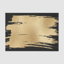 Elegant Black and Gold Tissue Paper
