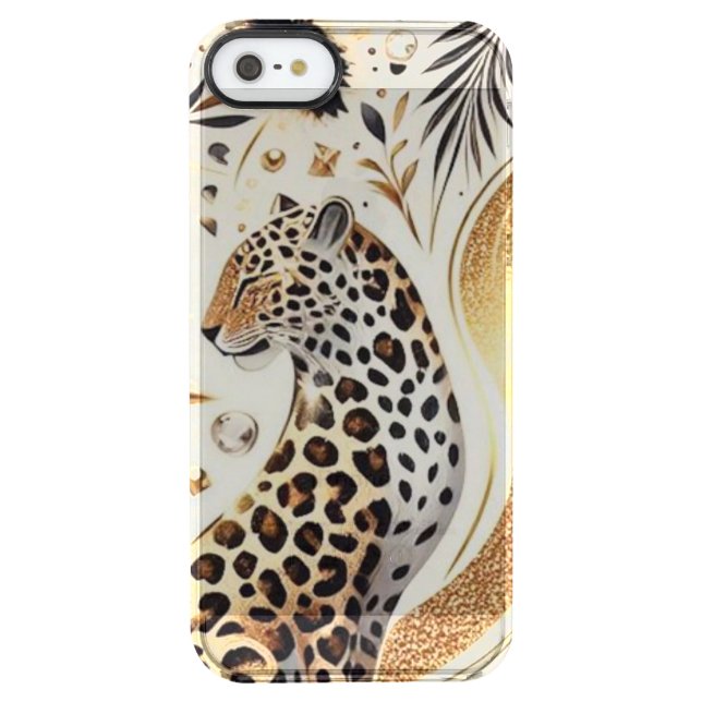 Elegant Black and Gold  Uncommon iPhone Case (Back)