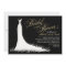 Elegant Black and Gold Wedding Gown Bridal Shower