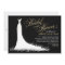 Elegant Black and Gold Wedding Gown Bridal Shower