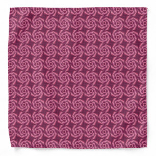 Elegant Black And Pink Color Template Trendy Bandana