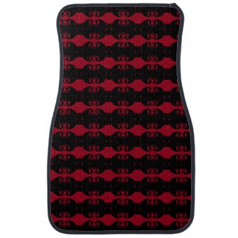 Elegant Black And Red Car Floor Mats Photos