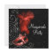Elegant Black and Red Masquerade Party