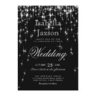 Elegant Black and Silver Starlights Wedding
