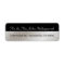 Elegant Black and Silver Tone Return Address Label