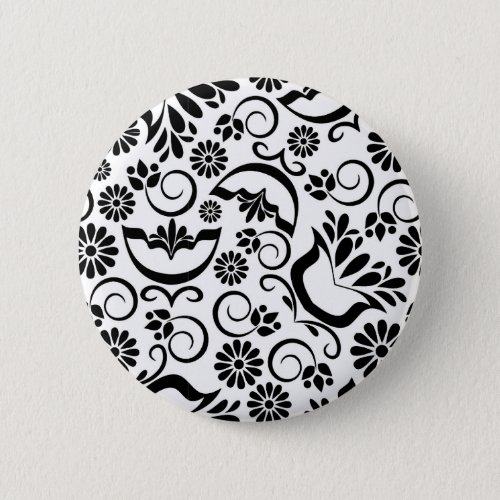 Elegant black and white Button