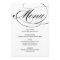 Elegant Black and White Calligraphy Wedding
