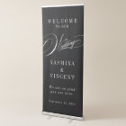 Elegant Black and White Calligraphy Wedding