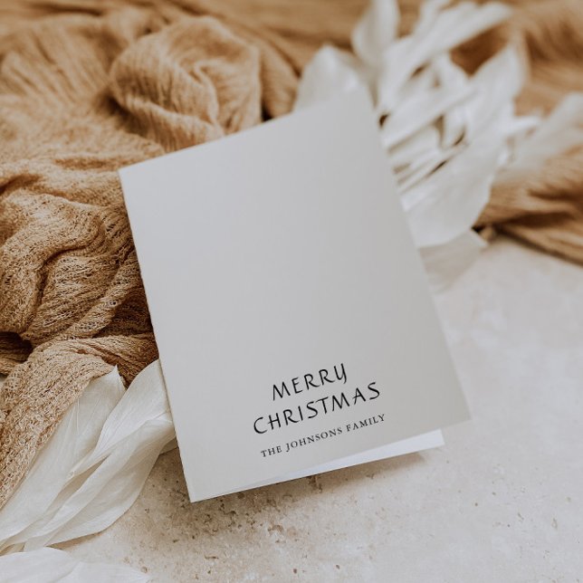 Elegant Black and White Christmas Holiday Card (Creator Uploaded)