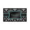 Elegant Black and White Damask Salon and Spa