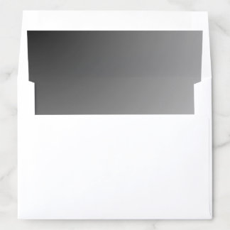 Elegant Black And White Envelope Liner