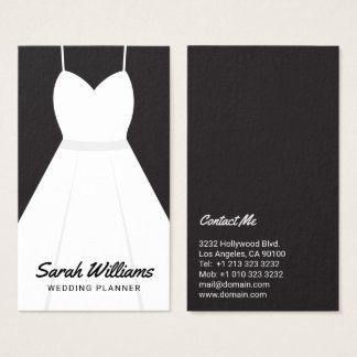 Bridal Business Cards Templates Zazzle Elegant Black And White Event Wedding Planner Business Card