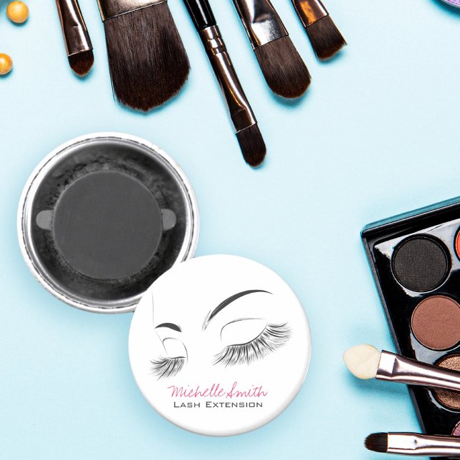 Elegant Black and White Eyelashes Makeup Lash Bar Magnet (Creator Uploaded)